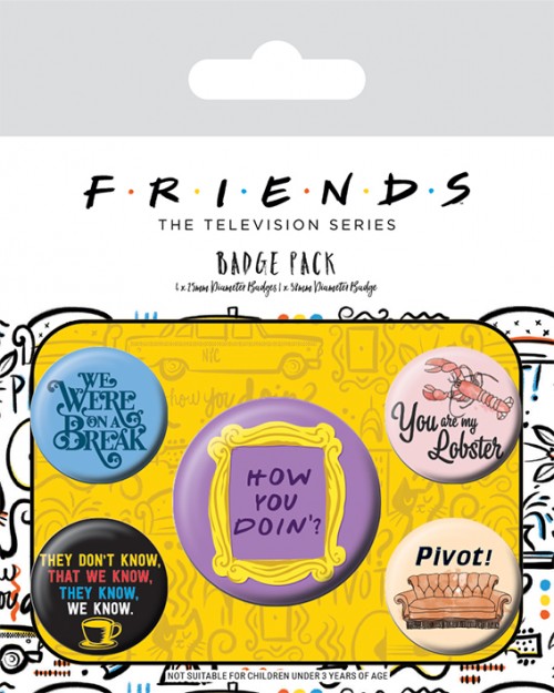 Friends (Quotes)  Badge Pack