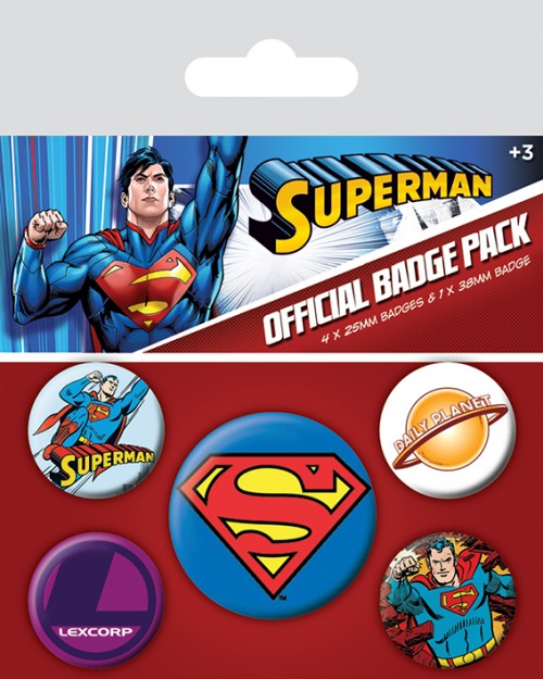 Superman  Badge Pack BP80484