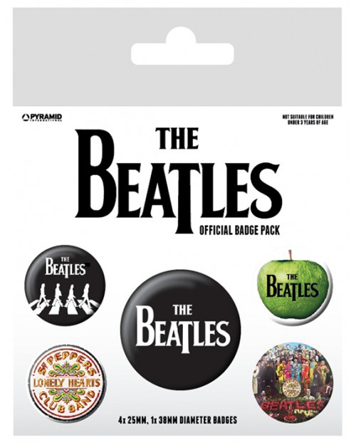 The Beatles (White)  Badge...