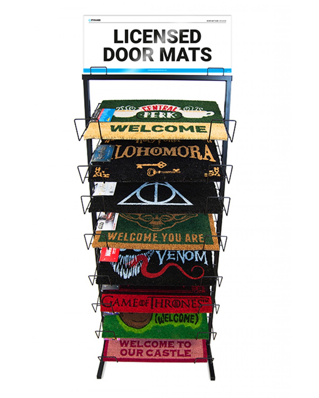 Metal Foldable Door Mat Display Merchandise Display